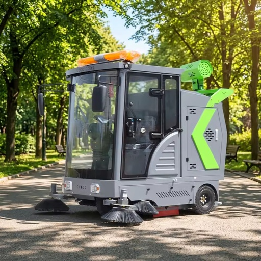 CE Certified New Electric Ride-On Self-Propelled Street Sweeping Vehicle 1500-2500mm Sweeping Width 1200m2/h High Efficiency