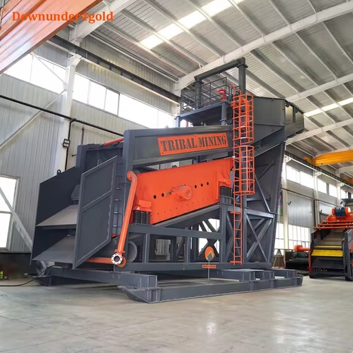 High Capacity Gold Shaker Deck Screen Large-Scale Gold Wash Plant Sluice Box with Multi-Stage Screening for Stream Gold Panning