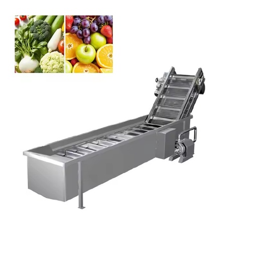 Industrial Multifunctional Bubble Cleaning Washer for Leafy Vegetables and Corn Gentle Washing in Vegetable Processing Plants