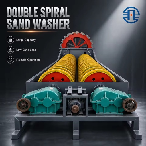 OEM Fully Automatic Gear Pump Long Service Life Dual Screw Quarry Gravel Rinsing System Industrial Site Installation