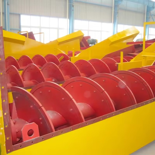Spiral Sand Washer Machine with Gearbox for Sand Making Plant 60-100TPH Capacity AC Motor Low Sand Loss Easy Maintenance