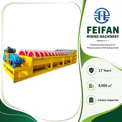 OEM Heavy Mining Fully Automatic Spiral Sand Washer with Gear and Pump Adjustable Industrial Production