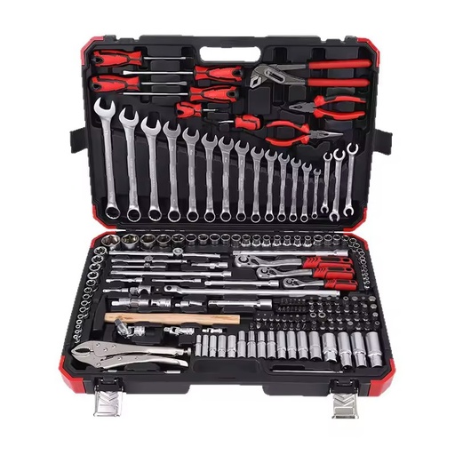Multifunctional Machine Vehicle Repair Hand Tools Kit Auto Repair Hard Case OEM/ODM Customization 15in Chrome Vanadium Steel