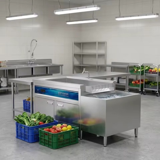 Easy Operation High Efficiency Commercial Dishwashing Machine Crockery Washer Machine Commercial Vegetable and Fruit Washer