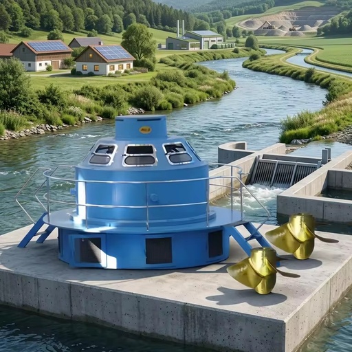 Customized Hydroelectric Generator Head with 1MV-20MV Mixed Flow Turbine Generator Equipment for Hydroelectric Power Plants