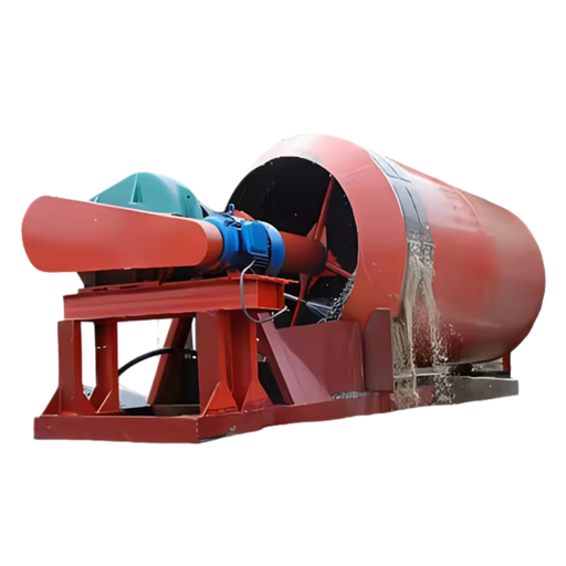 Rotary Drum Stone Washer 40-150t/h AC Motor for Aggregate Plant Henan Origin Customizable Color
