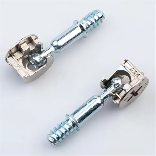 Modern Carbon Steel Two-in-One Furniture Connecting Bolt Mini Fix Connector Lock Cam Dowel Screw for Kitchen & Bathroom Cabinets