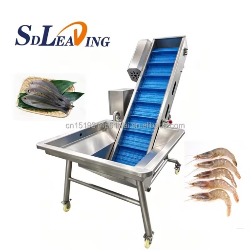 Multifunctional Fish and Shrimp Washing Machine Commercial Oysters and Scallops Washing Machine Automatic Seafood Washer Machine