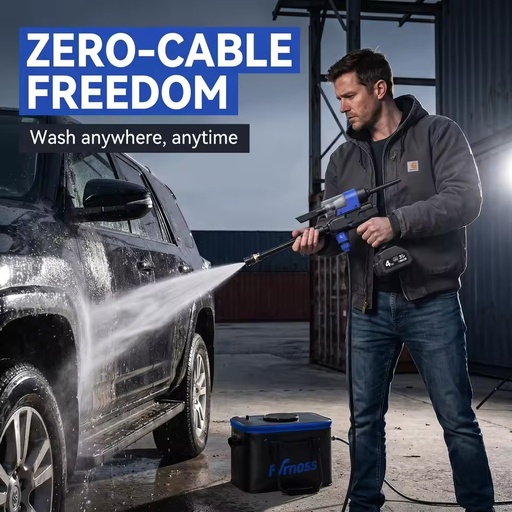 PB-Pro-007 Lite 50 1 Cordless Plastic Car Wash Kit 21V Lithium Brushless Washer Polisher Vacuum Car Detailing Equipment Portable