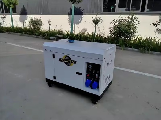 5kW Three-Phase Diesel Generator Portable Power Unit Open Frame Electric Start for Backup and Jobsite Use