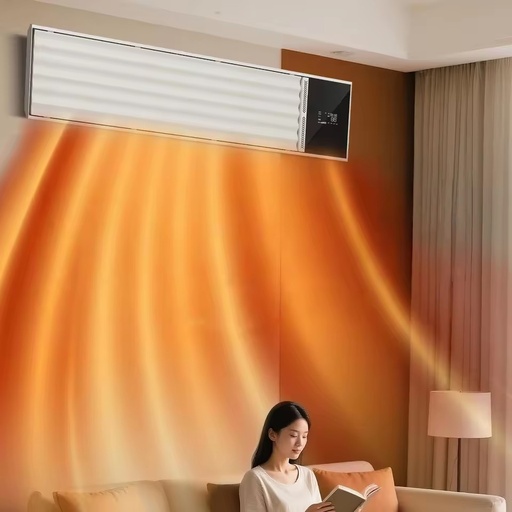 Electric Heater Graphene Far-Infrared Smart Electric Heater 3-Second Rapid Heating High Efficiency & Energy Saving 2400W