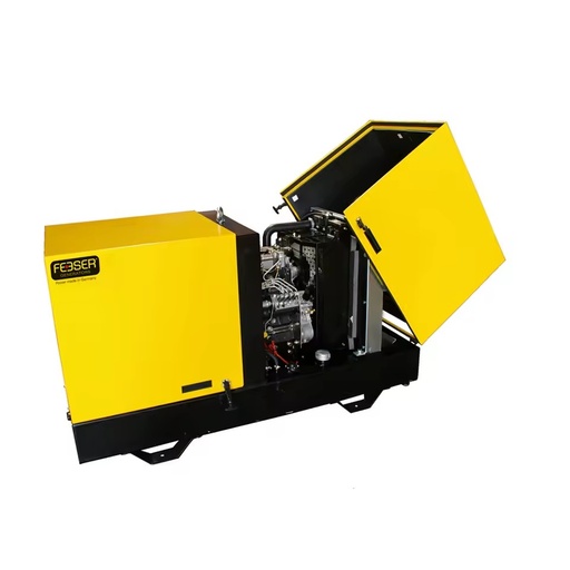 EU-Made 5-10 KVA Diesel Generators Feeser Water Cooled Soundproofed Emergency Power Export Ready 50Hz 230/400V Electric Start