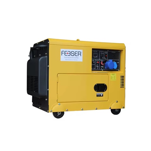 Feeser P-0005-D-S-230 Air-Cooled Diesel Synchronous Power Generator Low Noise Energy Saving 50 Hz Frequency 406 cm
