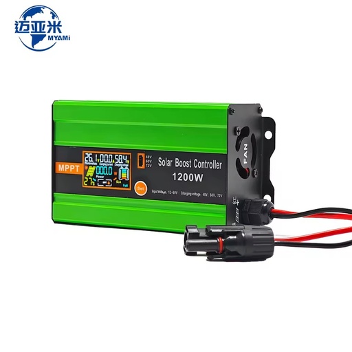 Boost MPPT Solar Charge Controller 1200W 48V 60V 72V Adjustable 12-60V 30A PV Power Input for Electric Vehicle Charging