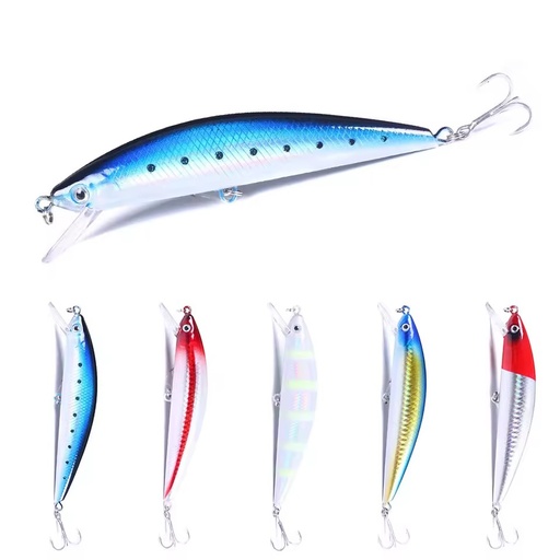 12cm 39G Artificial Minnow Hard Plastic Deep Sinking Fish Lure