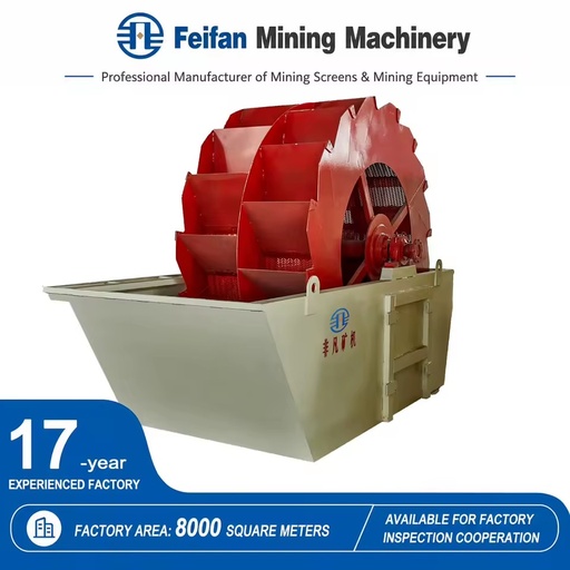 OEM Closed Loop Water Recycling Manganese Ore Washing Facility Advanced Compact Mining Wheel Bucket Sand Washer Machine