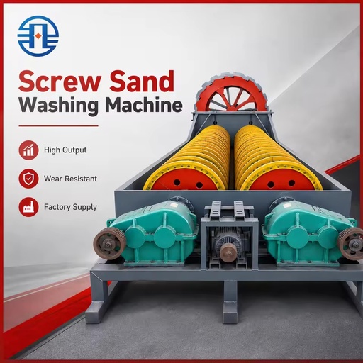 Stable Performance Twin Screw Silica Quartz Cleaning Plant Factory Direct Building Material Spiral Sand Washer