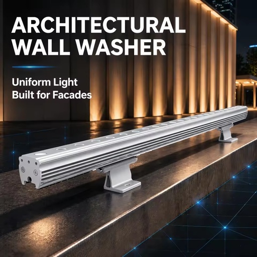 Professional Outdoor Facade Building Exterior Lighting IP67 Waterproof Dmx 512 Led Strip Pixel bar Linear Led Wall Washer Light