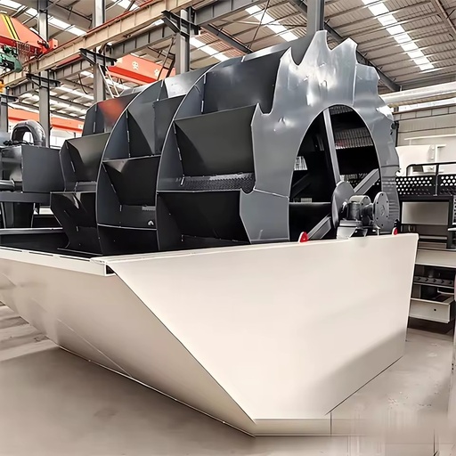 Single Wheel Sand Washer Low Consumption Sand Washing Unit for Limestone Sand Marble Chips for Small Sand Making Plant