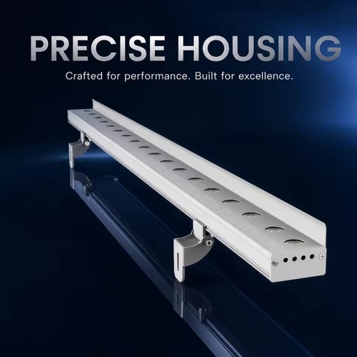 Hotel Wall Washer Led Linear Light Building Lighting Waterproof IP65 24W 24V RGB DMX512 Aluminum