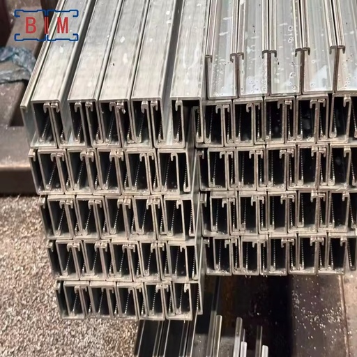 41x41 Pre-galvanized ASTM Standard Carbon Steel C Channel 6m Length OEM Custom with Welding & Bending Services for MEP Support