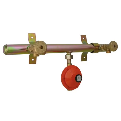 2-Element Gas Control Unit 4 Kg/h Central Connection for Helium Propane Argon Acetylene