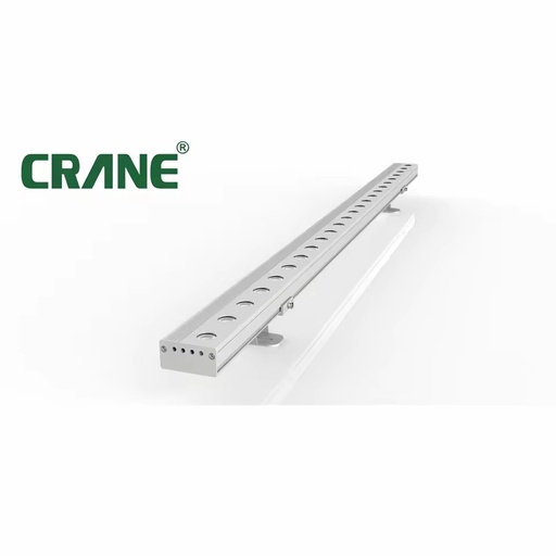 Waterproof IP65 DMX512 Aluminum LED Wall Washer Light DC24V Wall Mount Exterior RGB 18W/36W Building Outdoor Decoration