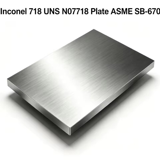 Inconel 718 UNS N07718 Plate ASME SB-670 Hot Rolled Superalloy Hardened Metals CNC Machining Aerospace Oil Gas JFE CN SHG