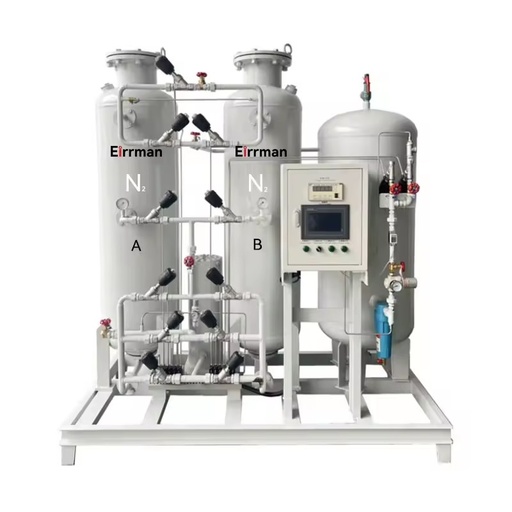 PSA20-99.5% Gas Equipment N2 Generator Industrial Gases with PLC for Packaging New Generation Gas Equipment