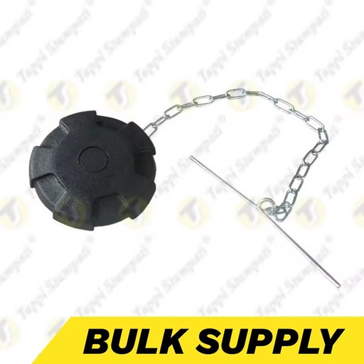 D.76 Bayonet Gas Generator Fuel Cap Black Vented in Plastic and Steel | Industrial Bulk Wholesale | HS Code 85030091