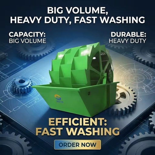 SHANGPIN OEM Manufacturer Spiral Sand Washing Machine Sand Washing Plant High Efficiency Wheel Sand Washer Mining Machinery