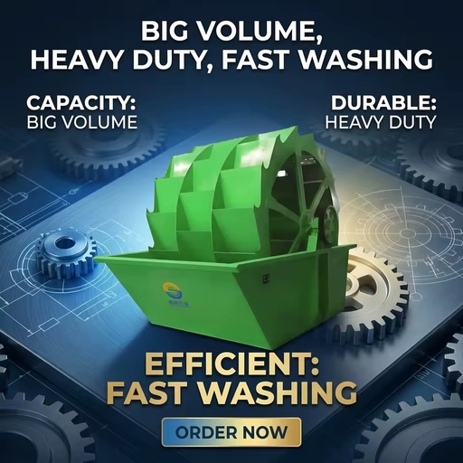 Mining Silica Good Quality Sand Washer Wheel Bucket and Washer Large Capacity Sand Washing Machine Mining Machinery