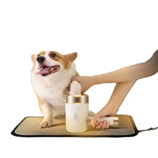 2026 New Press-Type Pet Paw Cleaner 360 Rotating Dog Foot Washer Antibacterial Silicone Cup for Muddy Paws Grooming