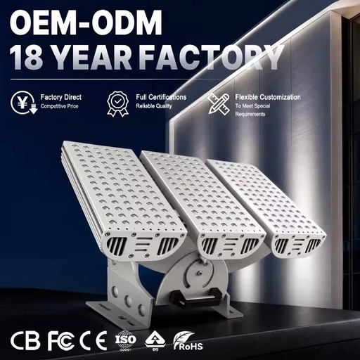 Skyscraper Infrastructure IP65 AC85-265V 288W Visor Narrow Beam Single Color Architectural Wall Washer Light BYZ288-V