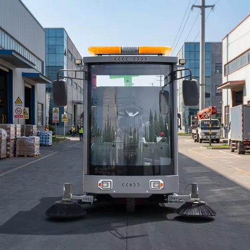certified, European and American standards: electric road sweepers, industrial site sweepers, park sweepers