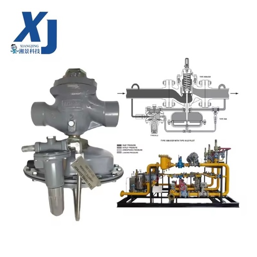 Boiler Pneumatic High Regulator 1098-EGR 1098H-EGR Stainless Steel Flanged Gas Reducing