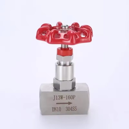 304 Stainless Steel Manual Lifting Check Valve Rubber Sealing Internal Thread High Pressure Water Shut-off J13W-160P