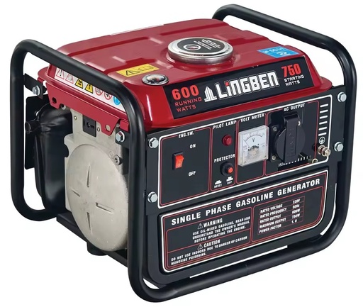 Gasoline Generator Spare Parts Set 0.65KW2.0HPKVA Recoil Single Phase Copper Aluminium Fuel Tank Frame Generator Dealers LB950-A