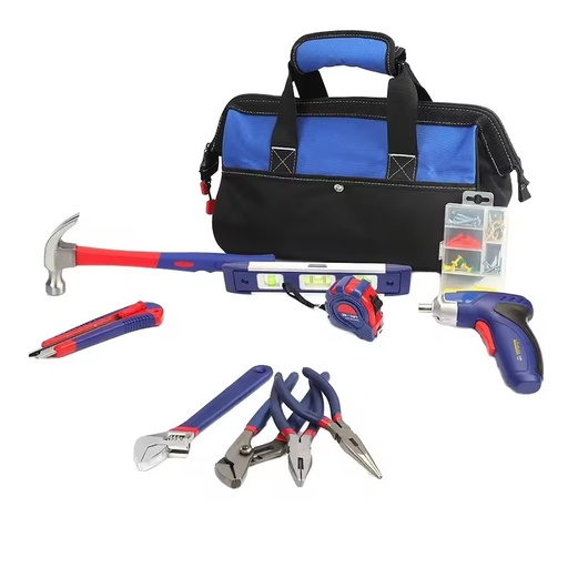 Hot Selling 125-Piece Household DIY Multi-Functional Hardware Tool Set 1-Year Warranty with Cross-Border Tool Bag Kit