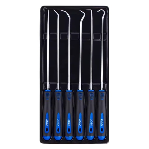 Qixin Factory Customized Wholesale 6PCS Portable Hardware Set Heavy Duty Hook Pick Automotive Workshop Tools Set