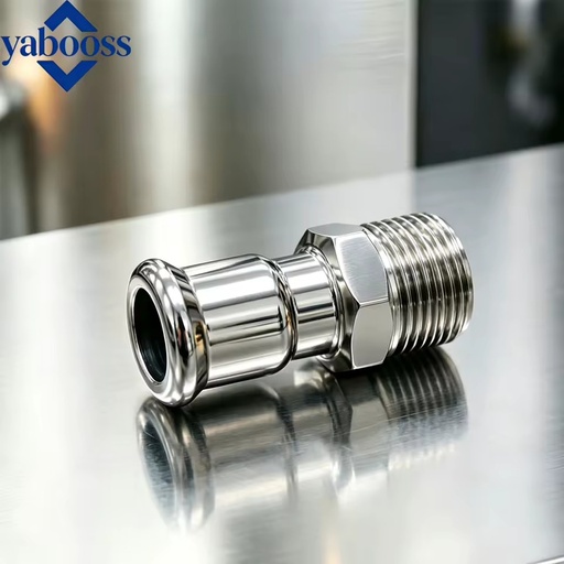 Forged 304 316L Stainless Steel Reducing Coupling M Press Connector Fitting with Polished Surface Flexible & Chemical Resistant