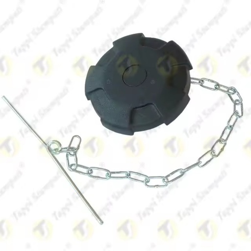 D.76 Plastic and Steel Bayonet Gas Generator Fuel Cap with Chain Vented for Gasoline Diesel Tank Cap Water Oil Lubricants