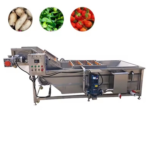 Multifunctional Vegetable and Fruit Bubble Washer for Lettuce Cabbage Corn-Gentle Cleaning Food Grade