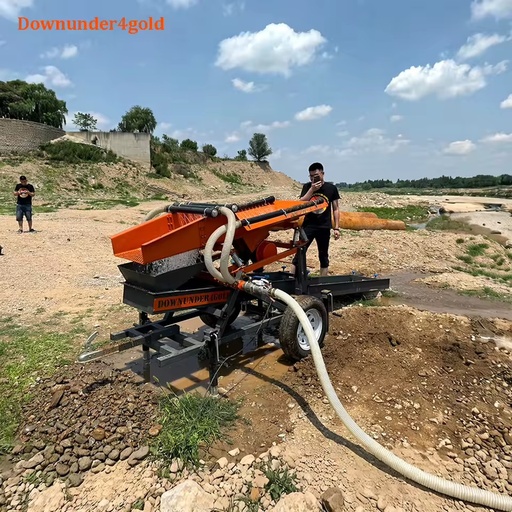 High Performance Gold Shaker 5 Tons/Hour Shaker Gold Washing Plant with Heavy Mineral Concentration for River Gold Mining