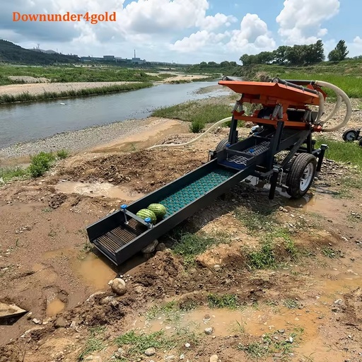 Low Operating Cost 5 TPH Alluvial Gold Shaker Wash Plant with Multi-Stage Screening for Desert Gold Mining Equipment