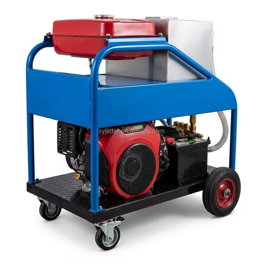 New Gasoline Engine 24HP 300bar Cold Water Jet Heavy Duty High Pressure Cleaner Washer