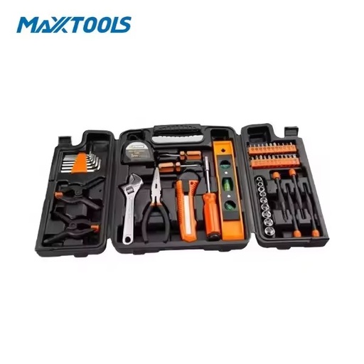 53PCS CR-V Socket Wrench Set OEM Household Hand Tool Kit Ratchet Auto Repair Tools DIY Mechanic Kit with Durable Storage Case