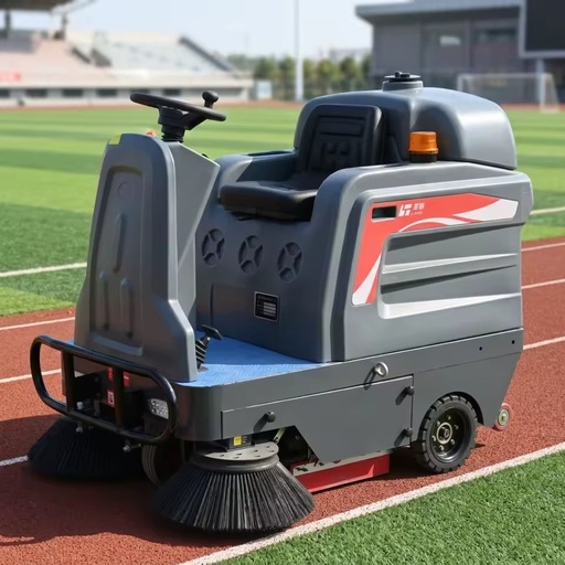 Versatile CE Approved Driving Professional Large Battery Capacity Long Work Time Commercial Stadium Sports Complex Floor Sweeper