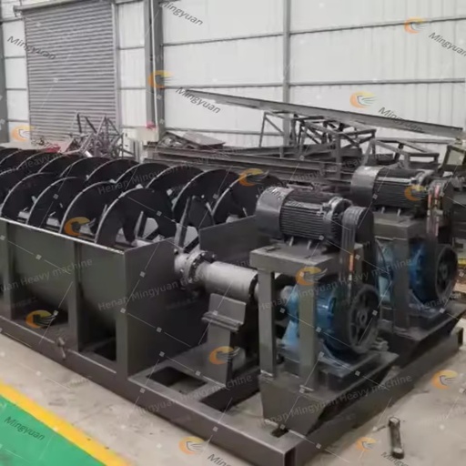 High Efficiency River Spiral Gravel Fine Sand Washing Washer Machine