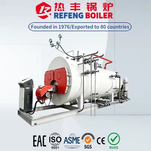 WNS 4 Ton Horizontal Gas Fired Industrial Boiler, Complete Supporting Parts for Textile Dyeing Production Line